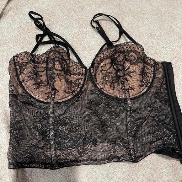 Victoria's Secret Tops - Victoria’s Secret Women's Black Corset